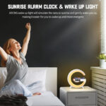 G63 Bluetooth Speaker Atmosphere Light Wireless Charger Bedside Music Wake-Up Light Bluetooth Sound Multiple Light Modes - Image 2