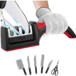 3-in-1 Knife Sharpener Set with Ceramic Peeler | 3-Stage Blade Sharpener & Non-Slip Handle - Image 6